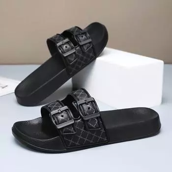 Повседневные нескользящие тапочки EVA с открытым носком для пляжа, душа, весны и лета, повседневная обувь с инновационным дизайном 39