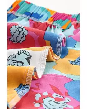 Повседневные шорты Azura Exchange с цветочным принтом и завязками на талии XL разноцветный