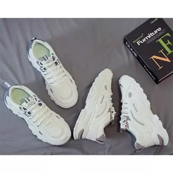 Повседневные спортивные мужские туфли Daddy Универсальные кроссовки Повседневные спортивные 39 синий