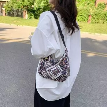 Повседневные сумки на плечо подмышками, большая сумка через плечо, холщовые кошельки и сумки для женщин, сумки-шопперы темно-синий