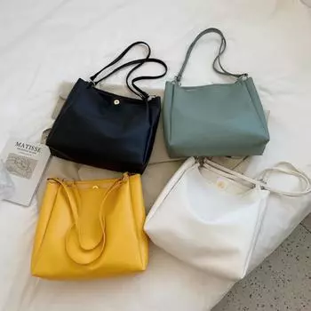 Повседневные сумки Сумки через плечо Женские простые сумки для покупок Дорожные сумки Женские повседневные сумки белый