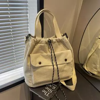 Повседневные сумки-тоут с открытым карманом и внутренним отделением, модная молодежная сумка для женщин, женские сумки с магнитной застежкой чёрный