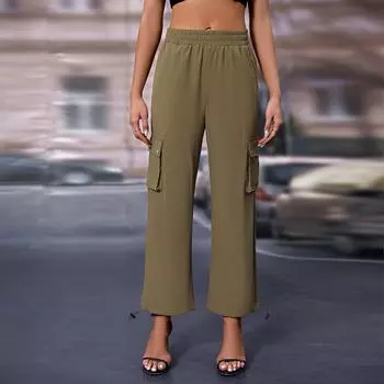 Повседневные свободные джинсы с карманами, повседневные брюки женские L