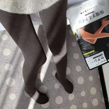 Повседневные тонкие эластичные однотонные бархатные толстые теплые чулки