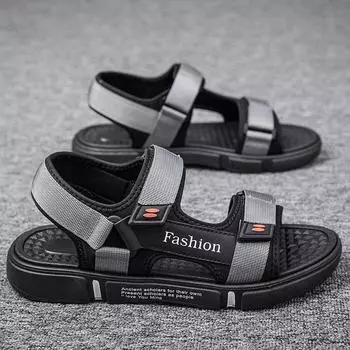 Повседневные трендовые персонализированные мужские пляжные тапочки Stone Sandals 36