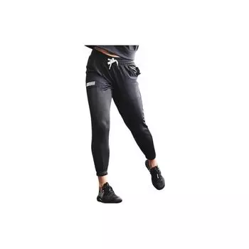 Повседневные тренировочные прямые брюки Under Armour, женские брюки, черные 1365877-001 XS