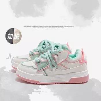 Повседневные туфли на плоской подошве из бархата, женские туфли, универсальные, нишевые, женские туфли 2024 года, зимние, новые, холодные и теплые, туфли на толстой подошве для женщин 35