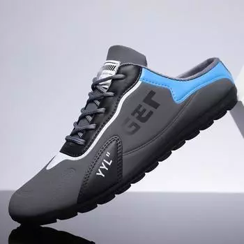 Повседневные туфли с одной педалью, модная универсальная спортивная обувь, мужская легкая и дышащая полуботинка, ленивая мужская обувь 39