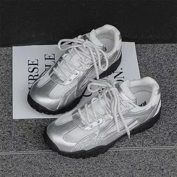 Повседневные туфли с толстой подошвой в стиле ретро-немецких звезд 37