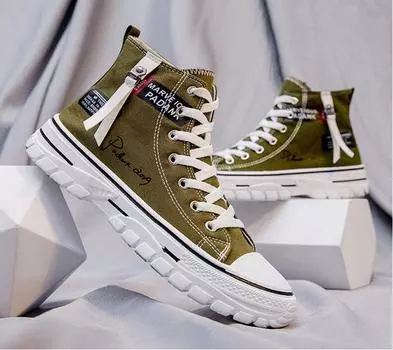 Повседневные унисекс женские мужские парусиновые туфли аутентичные классические дизайнерские высокие парусиновые вулканизированные туфли спортивные кроссовки 39 чёрный