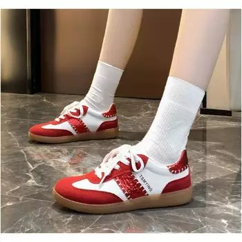 Повседневные универсальные одинарные туфли, легкие, на толстой подошве, белые туфли 35