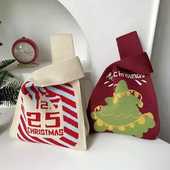 Повседневные вязаные сумки для девочек Модные сумки Универсальные вязаные сумки