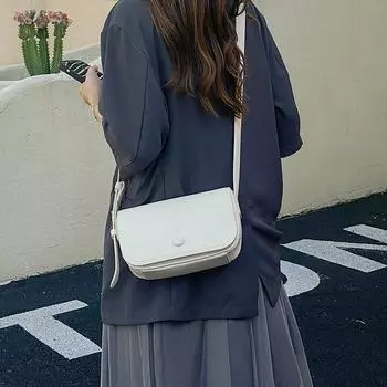 Повседневные женские сумки через плечо большой емкости, новые однотонные женские сумки через плечо, простые женские модные сумки из искусственной кожи с клапаном