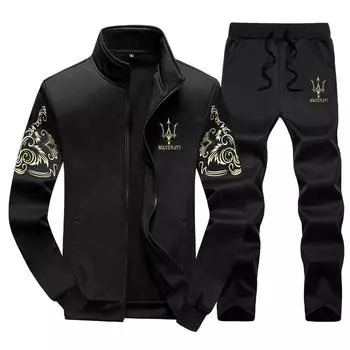 Повседневный большой свободный мужской костюм XL