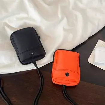 Повседневный холтерный кошелек для монет, крошечные сумки через плечо, маленькая легкая сумка для хранения на открытом воздухе синий