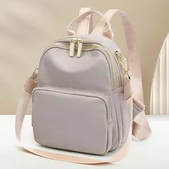 Повседневный и универсальный небольшой рюкзак из ткани Оксфорд, модный и простой вместительный водонепроницаемый рюкзак и дорожная сумка