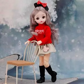 Повседневный костюм 30 см кукольное платье ткань BJD кукла 1/6 BJD костюм платье одежда коллекция фанатов G2