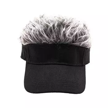 Повседневный лаконичный мужской женский солнцезащитный козырек с регулируемым солнцезащитным козырьком бейсбольная кепка с колючими волосами парик с шипами бейсбольная кепка