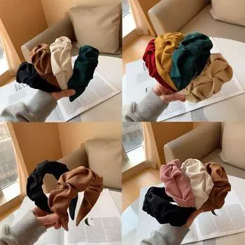 Повседневный обруч с цветком, женская повязка на голову, аксессуары для волос