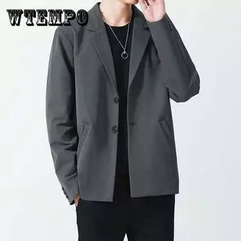 Повседневный пиджак Свободный тренд Мужской костюм Осенние повседневные пиджаки