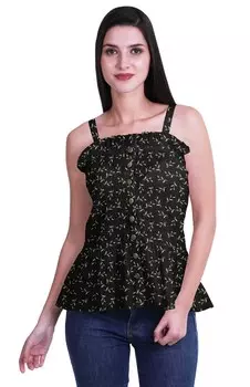 Повседневный плечевой ремень Moomaya с расклешенным краем, хлопковым принтом, для женщин, лето 2XL бежевый