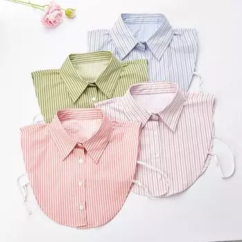 Повседневный полосатый универсальный свитер с острым воротом и простым воротником-стойкой розовый