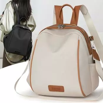 Повседневный простой женский маленький рюкзак роскошный дизайн нейлоновая школьная сумка для девочек-подростков высокое качество модная дорожная сумка-тоут