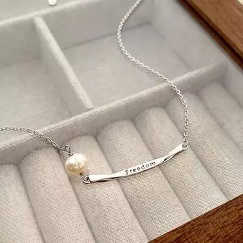 Повседневный ретро английский длинный ожерелье жемчужная ключичная цепочка темперамент модное ожерелье осень и зима новый стиль