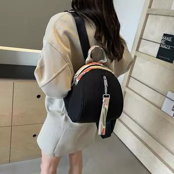 Повседневный рюкзак большой вместимости для женщин 2024 года, новая простая сумка, универсальная сумка через плечо, рюкзак для поездок на работу