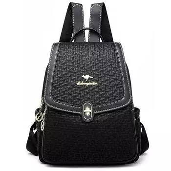 Повседневный рюкзак для женщин, новый универсальный, большой емкости, мягкий кожаный школьный рюкзак для студентов, дорожный рюкзак для путешествий, женская сумка