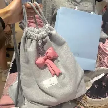 Повседневный рюкзак с завязками на шее для девочек, весна и лето, простой повседневный рюкзак для всех видов спорта, маленькая сумка