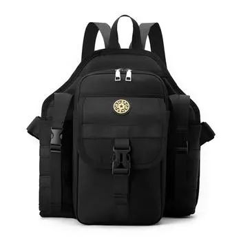 Повседневный рюкзак унисекс для путешествий на открытом воздухе рюкзак для чайника и зонтика чёрный