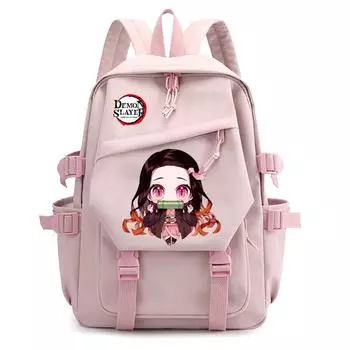 Повседневный рюкзак в стиле аниме Mochilas, студенческие рюкзаки, рюкзак на плечо, сумка для ноутбука, рюкзак для девочек