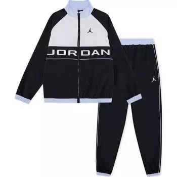 Повседневный спортивный костюм Jordan Модный мягкий универсальный детский костюм Черный IB9308-010 M