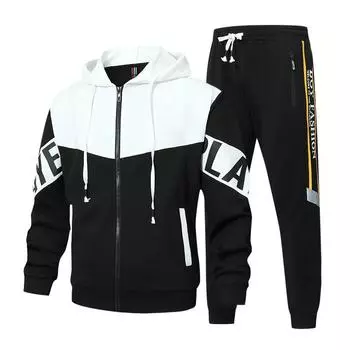 Повседневный спортивный костюм Кардиган Толстовка с капюшоном Топ XXXXXL белый