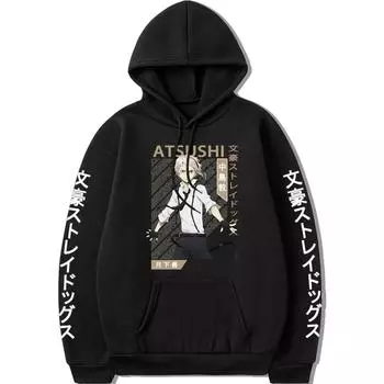 Повседневный свободный свитер с капюшоном и принтом Sunman XS белый