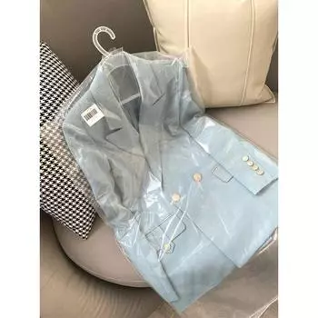 Повседневный женский голубой пиджак на весну, куртки и пальто S