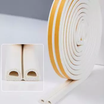 Повысьте эффективность вашего дома с помощью этой уплотнительной ленты для дверных окон длиной 8,2 фута! D Type Sealing Strip