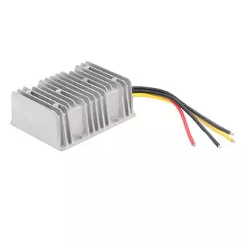 Повышающий преобразователь постоянного тока 12В-24В(9-30V) к DC 36V 15A 540W Регулятор напряжения Модуль силового трансформатора IP67 Водонепроницаемый серебряный