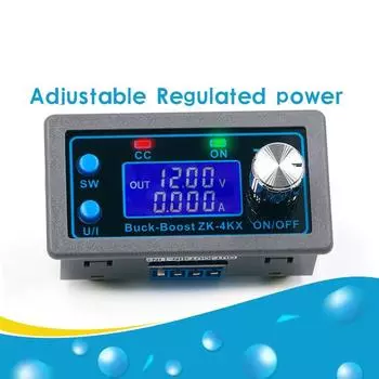 Повышающий преобразователь постоянного тока CV 0,5-30 В, 4 А, модуль питания, регулируемый регулируемый источник питания для зарядки солнечной батареи серый