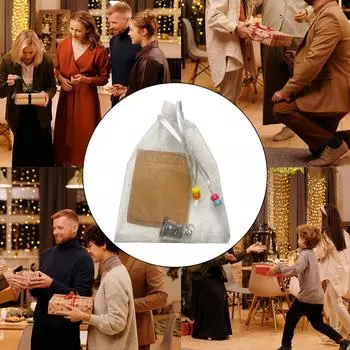 Поздравительная открытка на день рождения и колокольчики для благословения, открытка ручной работы для друзей и семьи, украшение рождественской поздравительной открытки 1