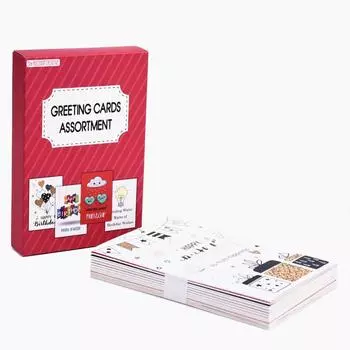 Поздравительные открытки 15*20 см с конвертами, 15 пустых внутри поощрительных открыток с уникальным дизайном, карточки для заметок с запечатывающими наклейками разноцветный