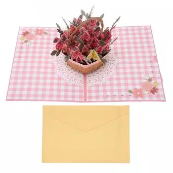 Поздравительные открытки Изысканная гравировка Экологичные 3D поздравительные открытки на День святого Валентина