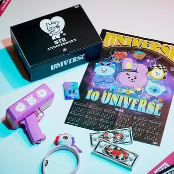 Поздравительный набор Line Friends BT21 MANG к 5-летию сезона