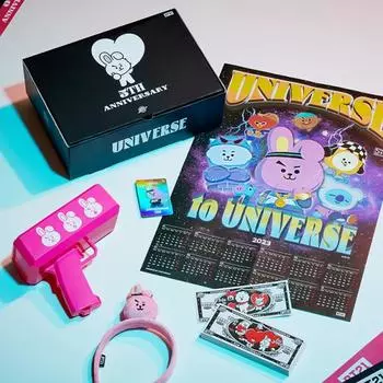 Поздравительный пакет к 5-летию сезона Line Friends BT21 COOKY