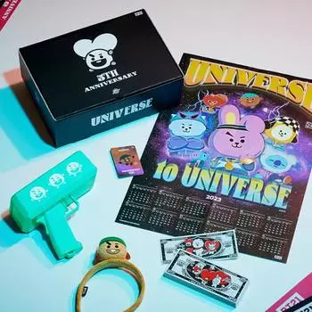 Поздравительный пакет к 5-летию сезона Line Friends BT21 SHOOKY