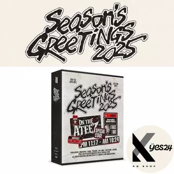 Поздравления с Новым годом ATEEZ 2025 и адрес магазина yes24 POB