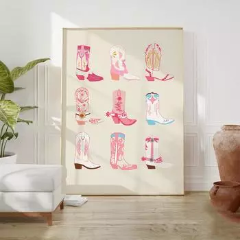 Пожалуйста, не принимайте кока-колу в ванной, принты, розовая картина на холсте, пастельные кововицы, ретро, забавные постеры, настенная картина, декор комнаты 21x30cm No Framed