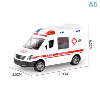 Пожарная машина, больница, спасательная машина, скорая помощь, полицейская машина, модель автомобиля ABS, устойчивая к падениям, открывающаяся дверь, игрушки для детей, мальчиков, подарки