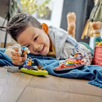 Пожарно-спасательное здание Мальчики Сборные игрушки One Size красный